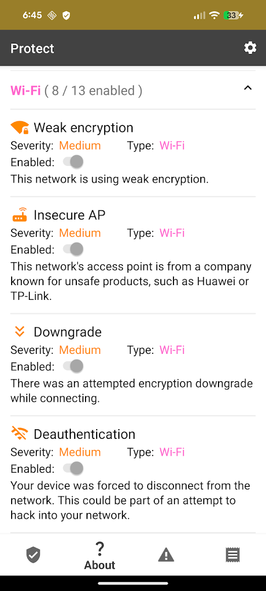 Armadillo Protect app screenshot 6